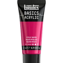 Farba akrylowa Basics Acrylic - Liquitex - 342, Metallic Magenta, 22 ml