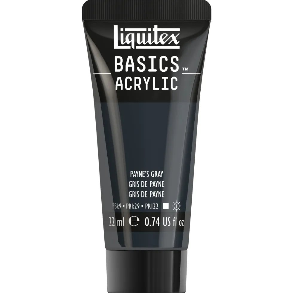 Farba akrylowa Basics Acrylic - Liquitex - 310, Payne's Gray, 22 ml