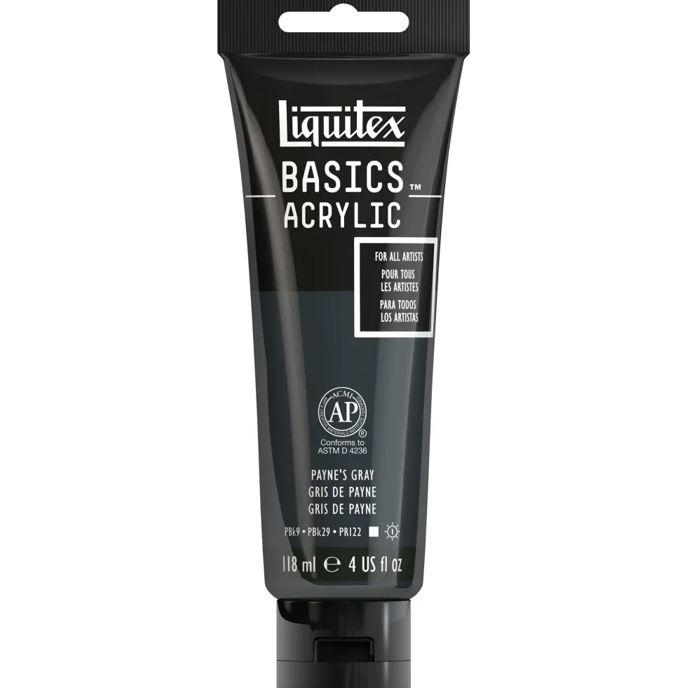 Farba akrylowa Basics Acrylic - Liquitex - 310, Payne's Gray, 118 ml