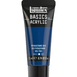 Farba akrylowa Basics Acrylic - Liquitex - 316, Phthalocyanine Blue, 22 ml