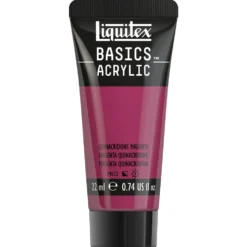 Farba akrylowa Basics Acrylic - Liquitex - 114, Quinacridone Magenta, 22 ml