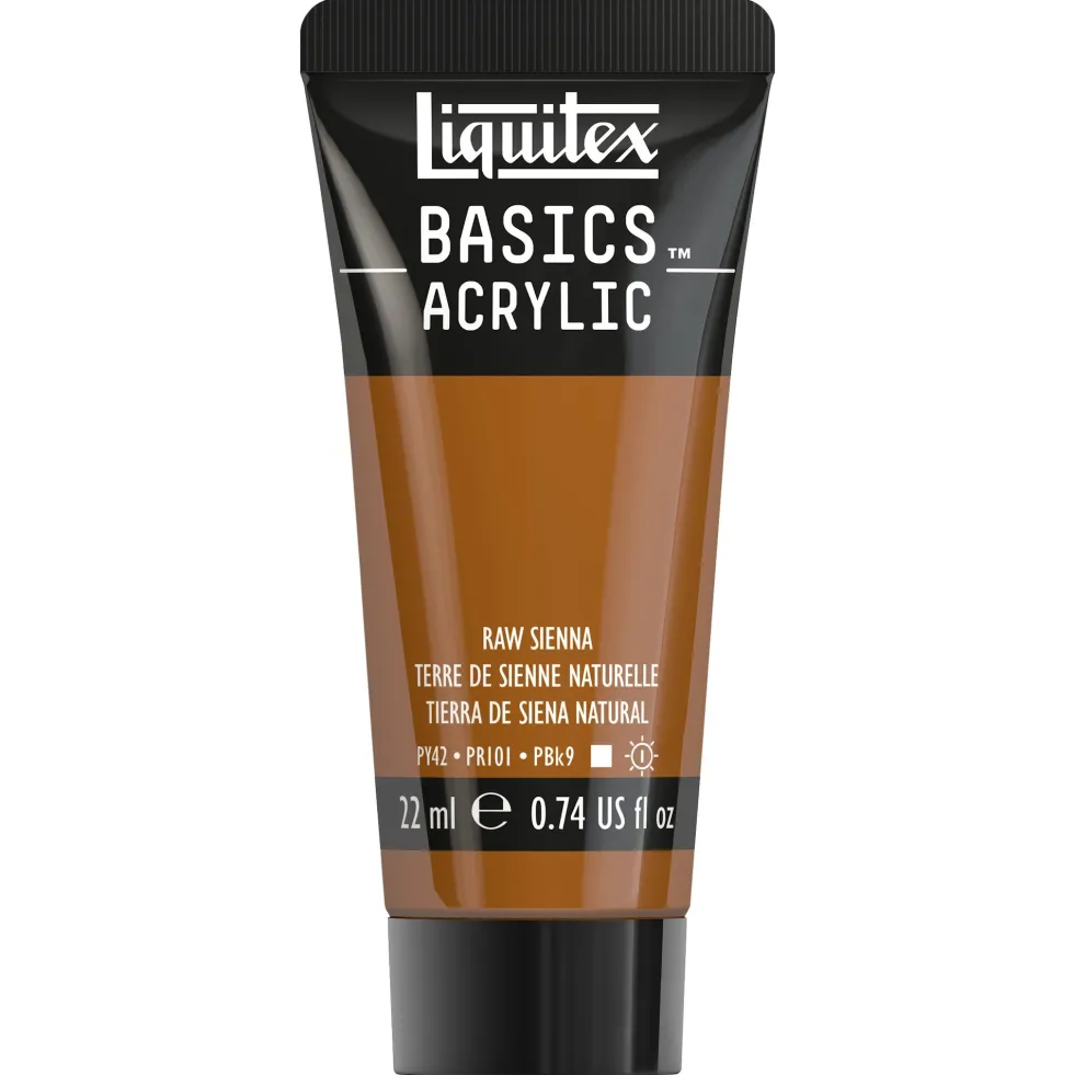 Farba akrylowa Basics Acrylic - Liquitex - 330, Raw Sienna, 22 ml
