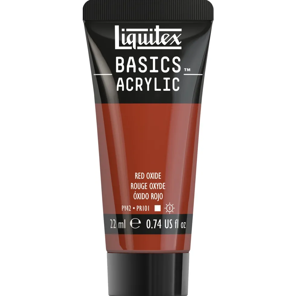 Farba akrylowa Basics Acrylic - Liquitex - 335, Red Oxide, 22 ml