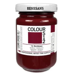 Farba akrylowa Colours - Renesans - 12, bordeaux, 125 ml