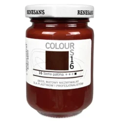 Farba akrylowa Colours - Renesans - 16, burnt sienna, 125 ml