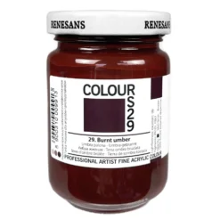 Farba akrylowa Colours - Renesans - 29, burnt umber, 125 ml