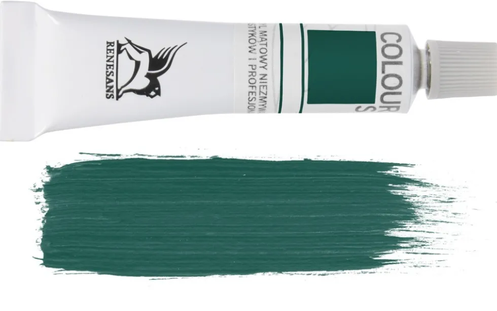 Farba akrylowa Colours - Renesans - 26, emerald green, 20 ml