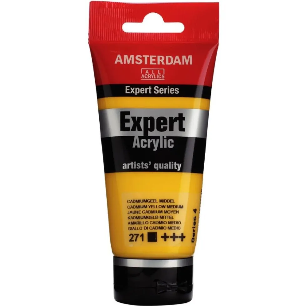 Farba akrylowa Expert - Amsterdam - 271, Cadmium Yellow Medium, 75 ml