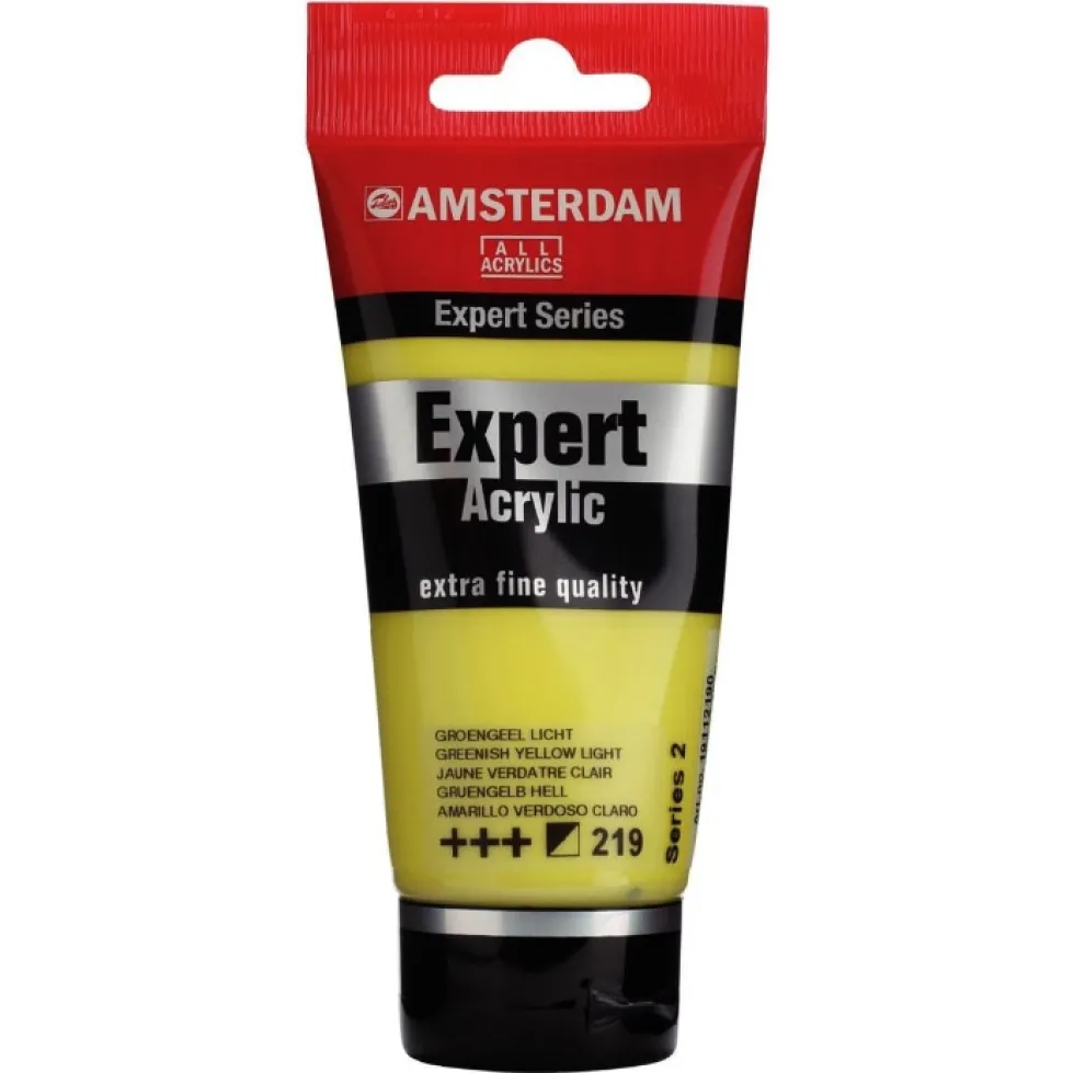 Farba akrylowa Expert - Amsterdam - 219, Greenish Yellow Light, 75 ml
