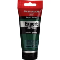Farba akrylowa Expert - Amsterdam - 619, Permanent Green Deep, 75 ml