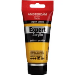 Farba akrylowa Expert - Amsterdam - 284, Permanent Yellow Medium, 75 ml