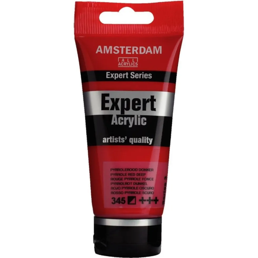Farba akrylowa Expert - Amsterdam - 345, Pyrrole Red Deep, 75 ml