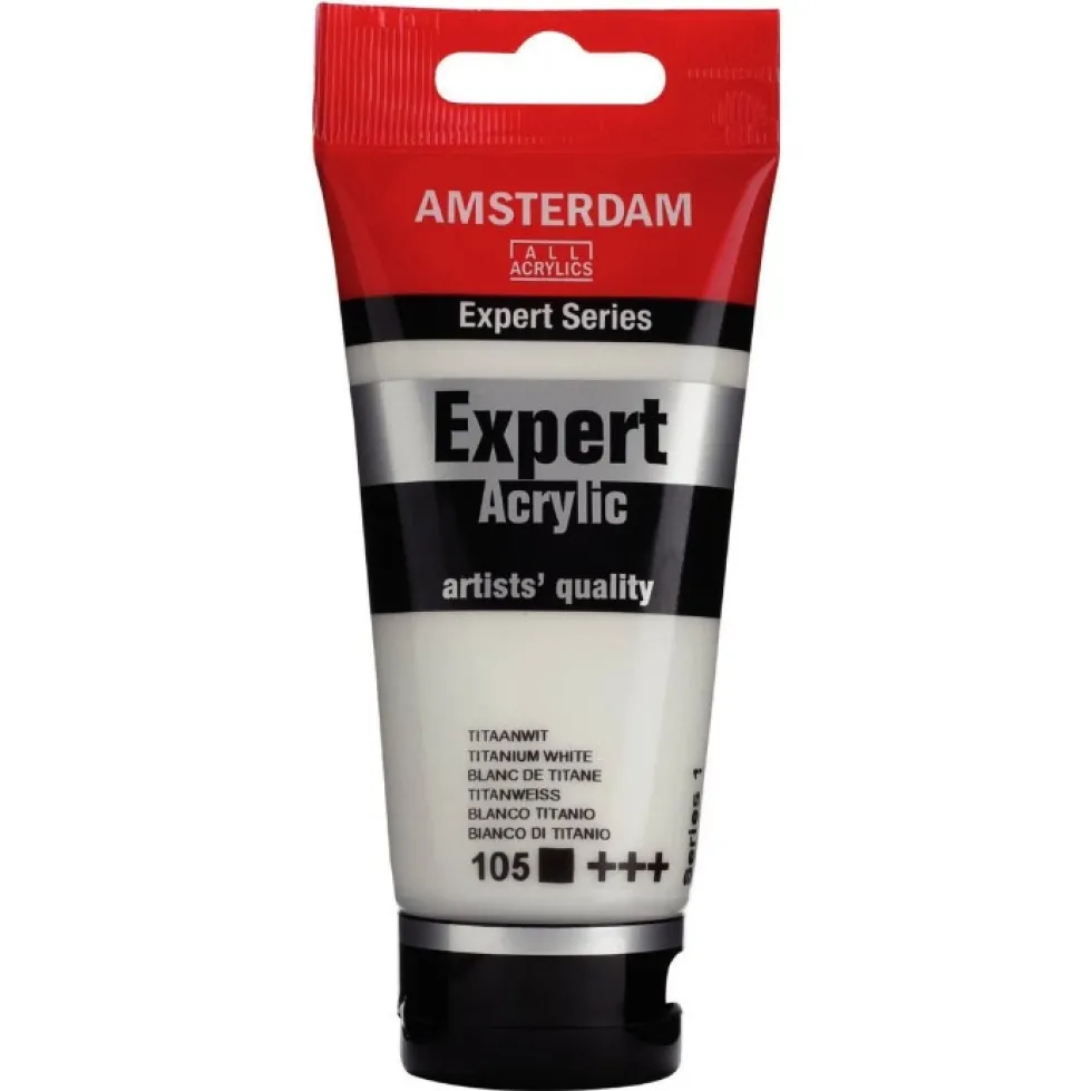 Farba akrylowa Expert - Amsterdam - 105, Titanium White, 75 ml
