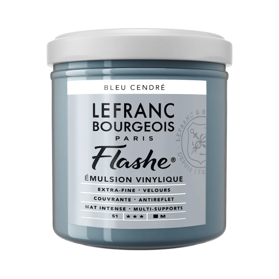 Farba akrylowa Flashe - Lefranc & Bourgeois - Ash Blue, 125 ml