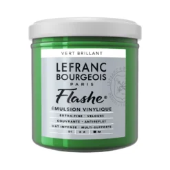 Farba akrylowa Flashe - Lefranc & Bourgeois - Brilliant Green, 125 ml