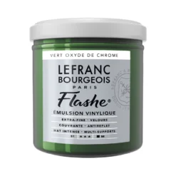 Farba akrylowa Flashe - Lefranc & Bourgeois - Chromium Oxide Green, 125 ml
