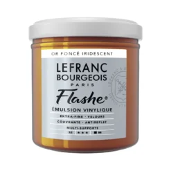 Farba akrylowa Flashe - Lefranc & Bourgeois - Deep Gold Iridescent, 125 ml