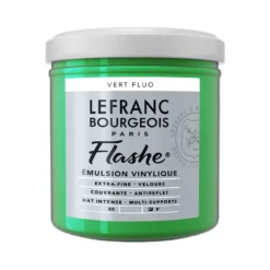 Farba akrylowa Flashe - Lefranc & Bourgeois - Fluorescent Green, 125 ml