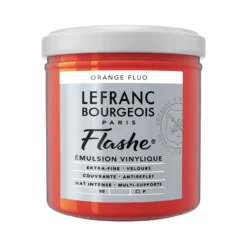 Farba akrylowa Flashe - Lefranc & Bourgeois - Fluorescent Orange, 125 ml