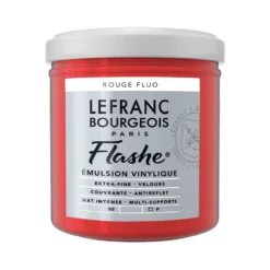 Farba akrylowa Flashe - Lefranc & Bourgeois - Fluorescent Red, 125 ml