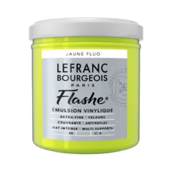 Farba akrylowa Flashe - Lefranc & Bourgeois - Fluorescent Yellow, 125 ml