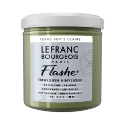 Farba akrylowa Flashe - Lefranc & Bourgeois - Light Green Earth, 125 ml