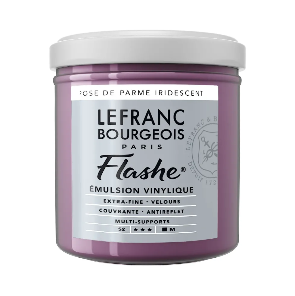 Farba akrylowa Flashe - Lefranc & Bourgeois - Parma Pink Iridescent, 125 ml