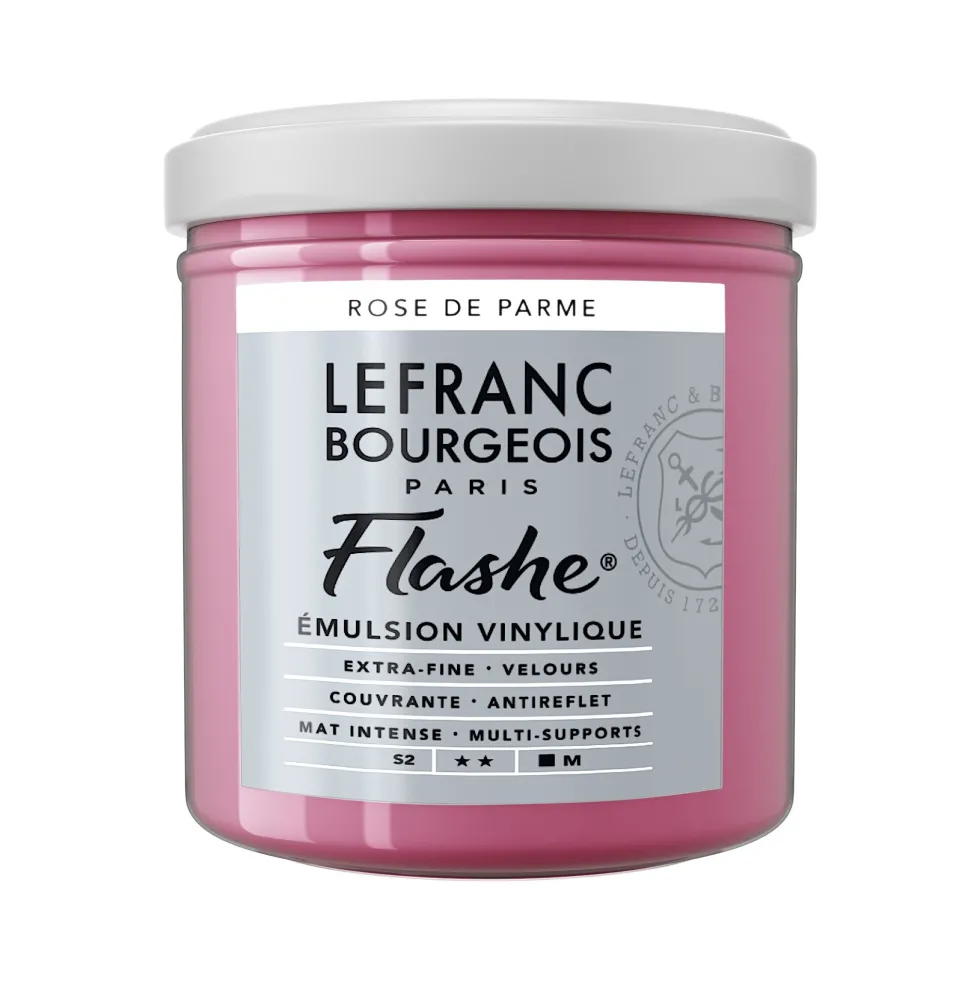 Farba akrylowa Flashe - Lefranc & Bourgeois - Parma Pink, 125 ml