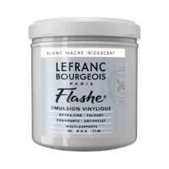 Farba akrylowa Flashe - Lefranc & Bourgeois - Pearl White Iridescent, 125 ml