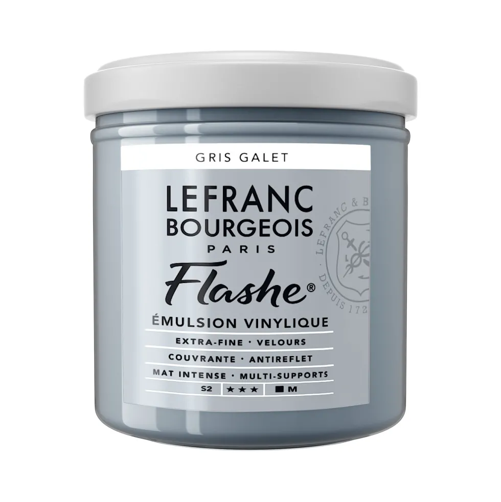 Farba akrylowa Flashe - Lefranc & Bourgeois - Stone Grey, 125 ml