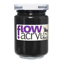 Farba akrylowa Flow Acryl - Renesans - 33, black, 125 ml