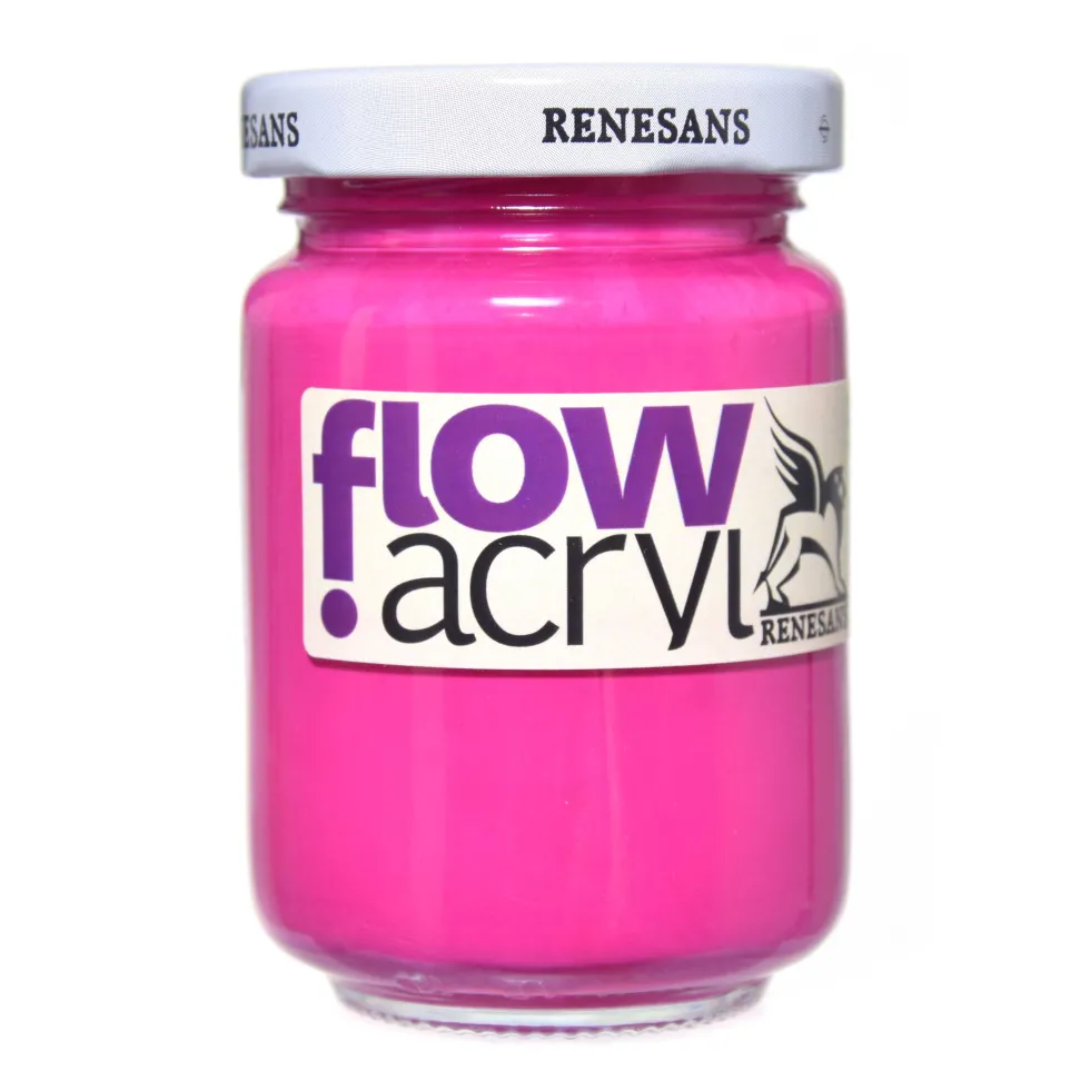 Farba akrylowa Flow Acryl - Rensesans - 17, magenta, 125 ml