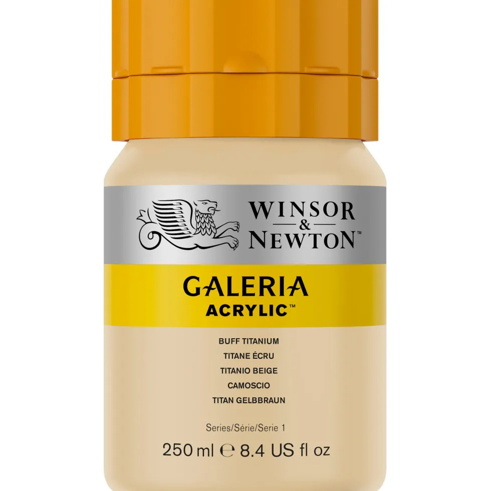 Farba akrylowa Galeria - Winsor & Newton - 060, Buff Titanium, 250 ml