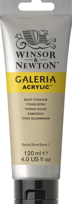 Farba akrylowa Galeria - Winsor & Newton - Buff Titanium, 120 ml