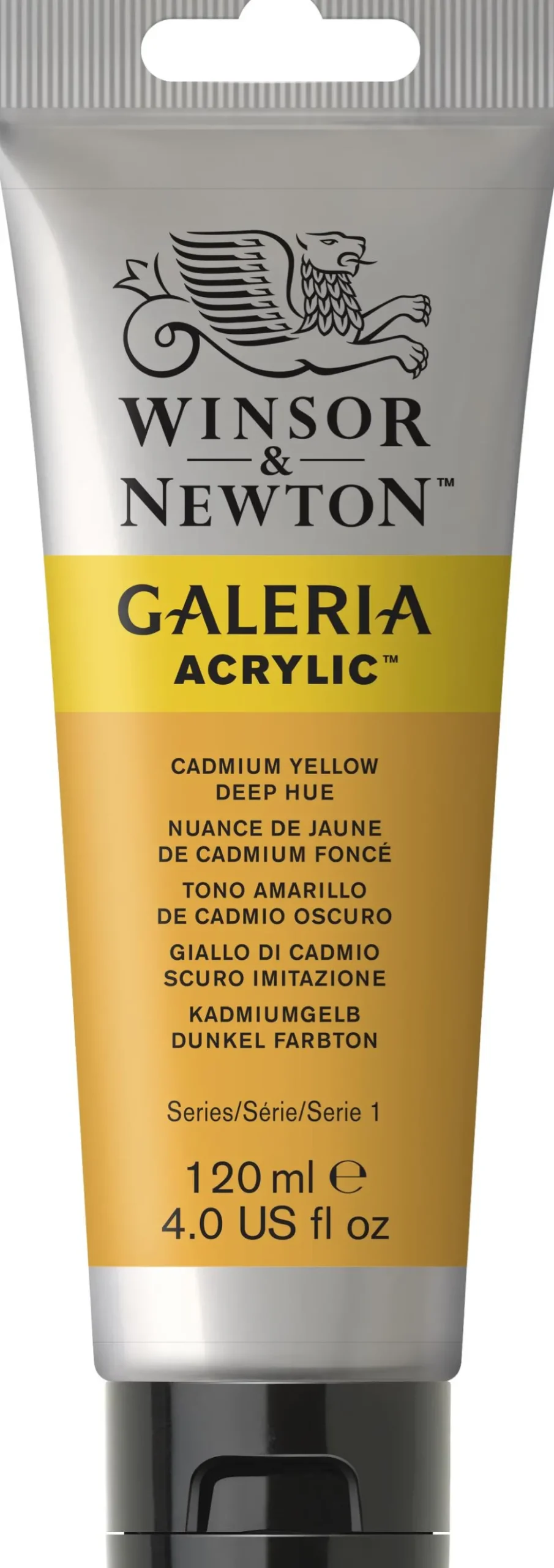Farba akrylowa Galeria - Winsor & Newton - Cadmium Yellow Deep Hue, 120 ml