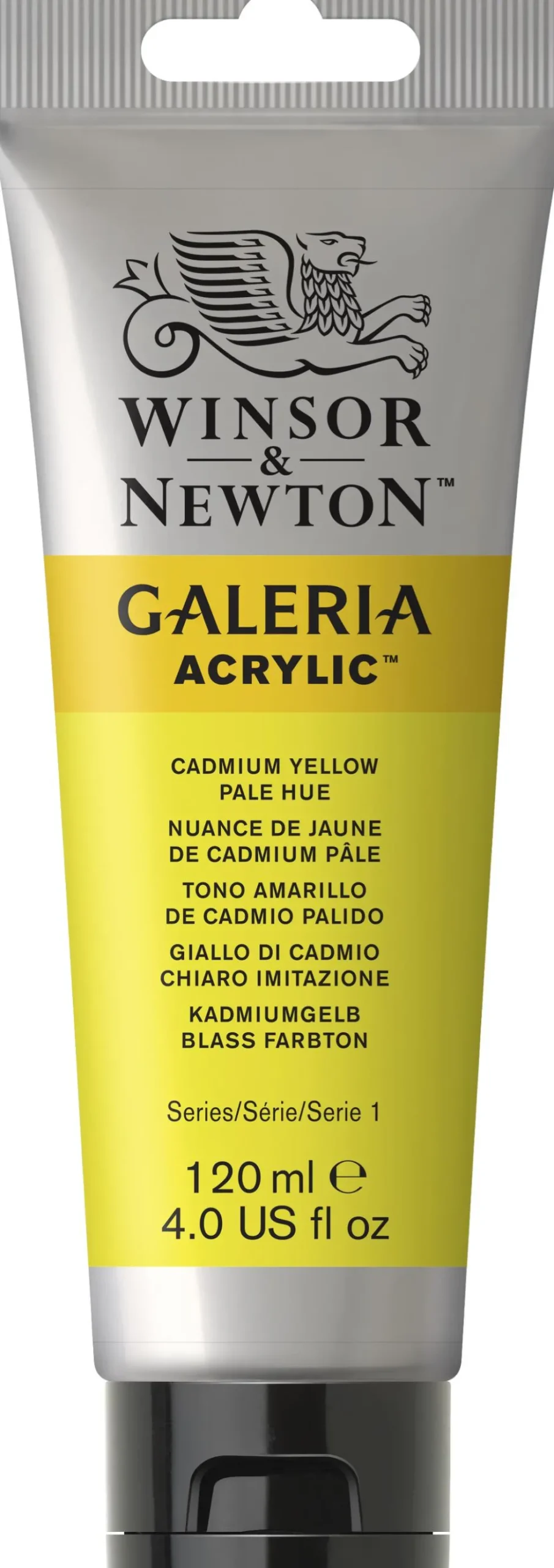 Farba akrylowa Galeria - Winsor & Newton - Cadmium Yellow Pale Hue, 120 ml