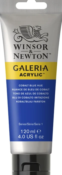 Farba akrylowa Galeria - Winsor & Newton - Cobalt Blue Hue, 120 ml