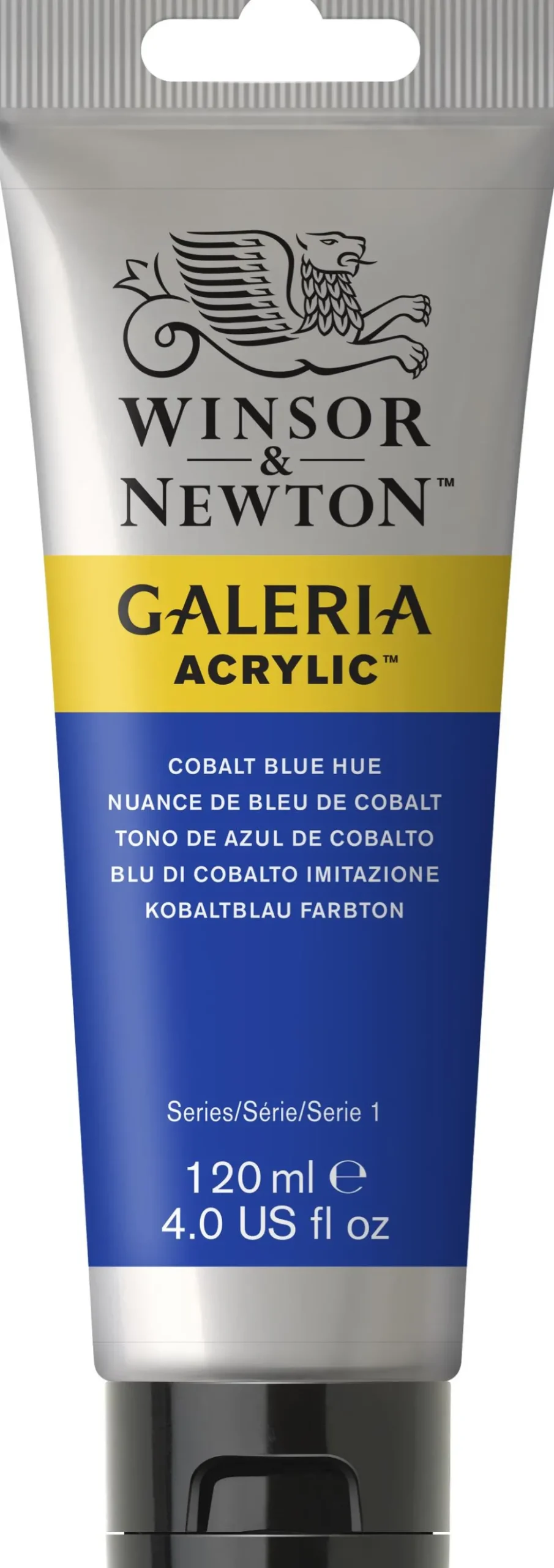 Farba akrylowa Galeria - Winsor & Newton - Cobalt Blue Hue, 120 ml