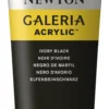 Farba akrylowa Galeria - Winsor & Newton - Ivory Black, 120 ml