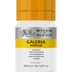 Farba akrylowa Galeria - Winsor & Newton - 415, Mixing White, 250 ml