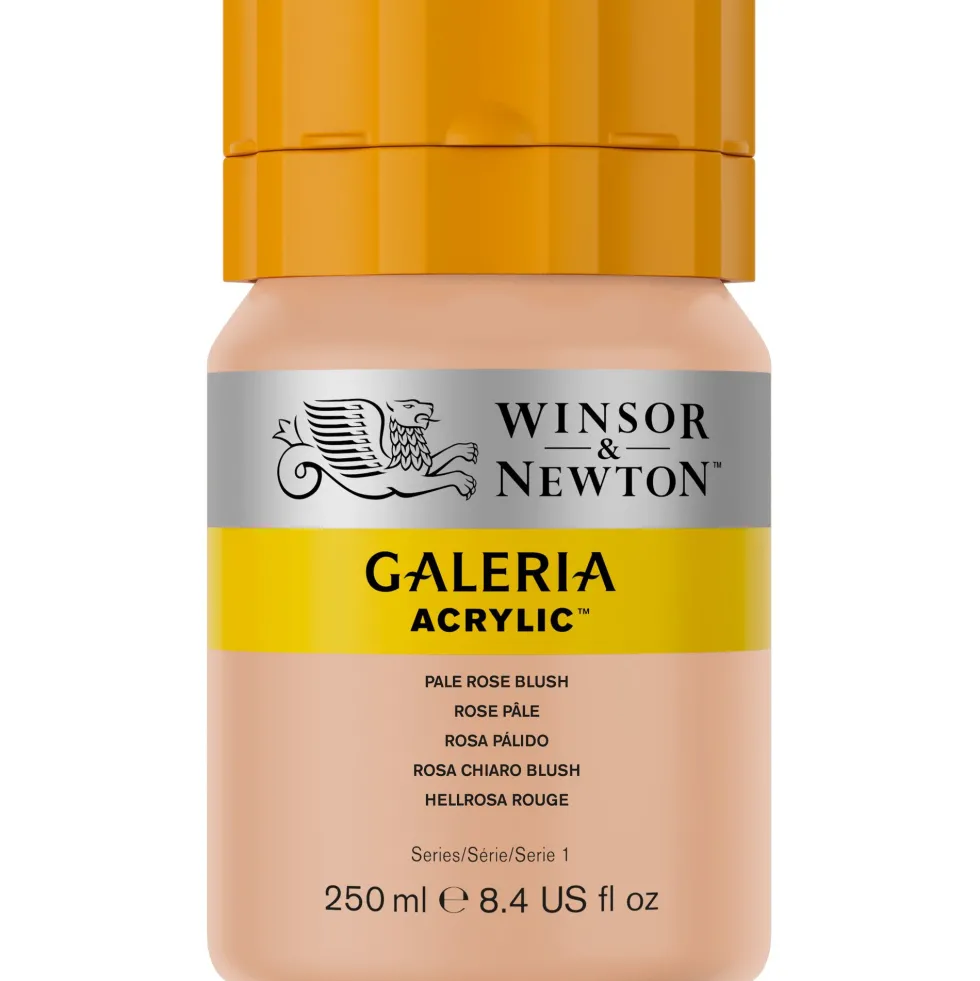 Farba akrylowa Galeria - Winsor & Newton - 257, Pale Rose Blush, 250 ml