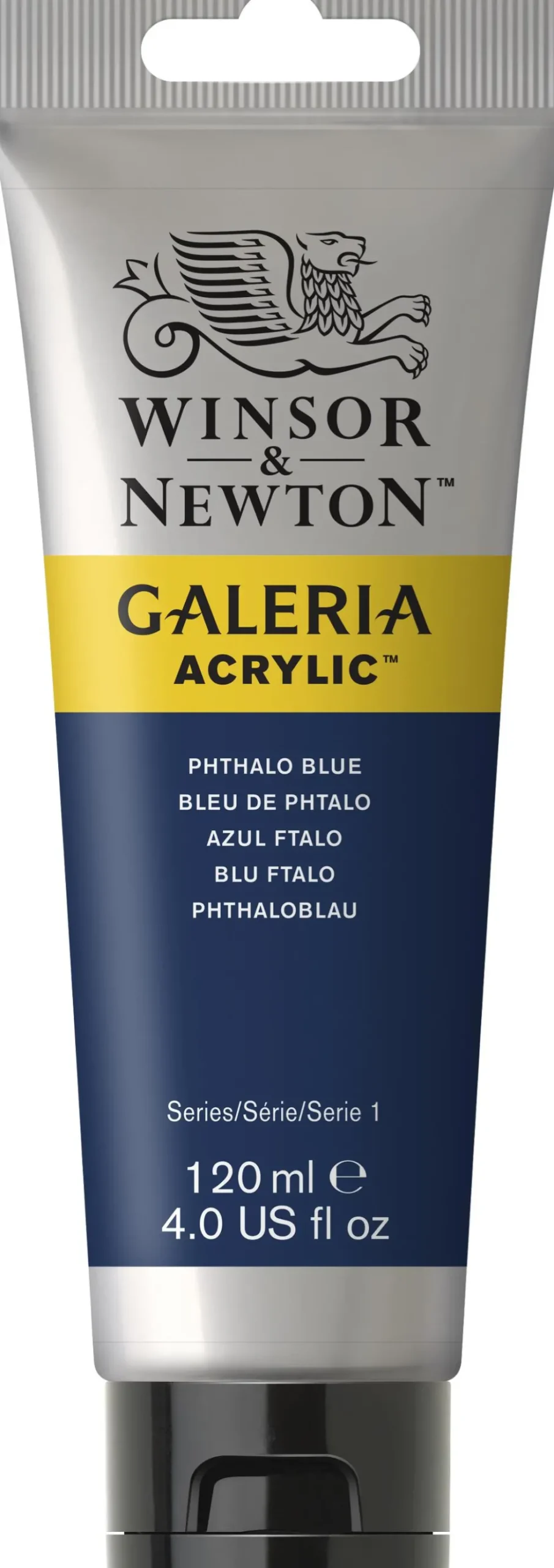 Farba akrylowa Galeria - Winsor & Newton - Phthalo Blue, 120 ml
