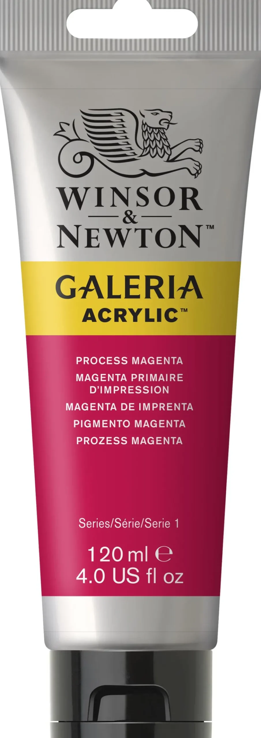 Farba akrylowa Galeria - Winsor & Newton - Process Magenta, 120 ml