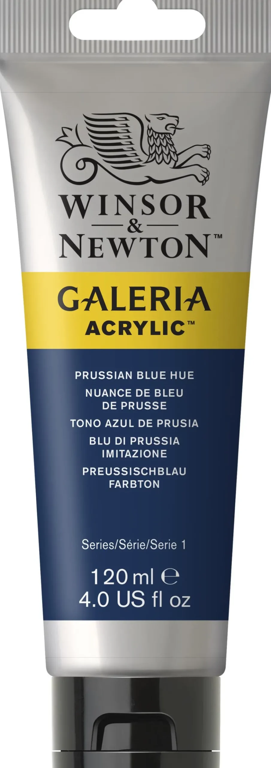 Farba akrylowa Galeria - Winsor & Newton - Prussian Blue Hue, 120 ml