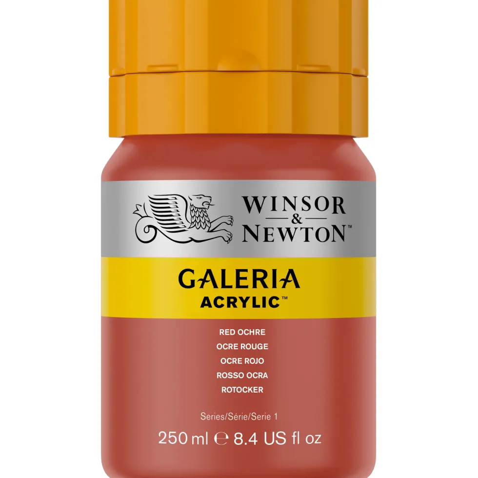 Farba akrylowa Galeria - Winsor & Newton - 564, Red Ochre, 250 ml