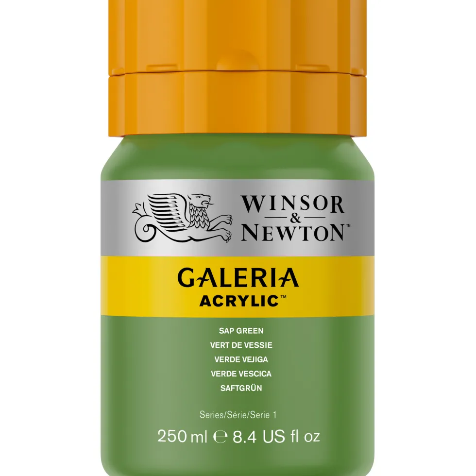 Farba akrylowa Galeria - Winsor & Newton - 599, Sap Green, 250 ml