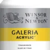 Farba akrylowa Galeria - Winsor & Newton - Titanium White, 500 ml