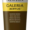 Farba akrylowa Galeria - Winsor & Newton - Vandyke Brown, 120 ml