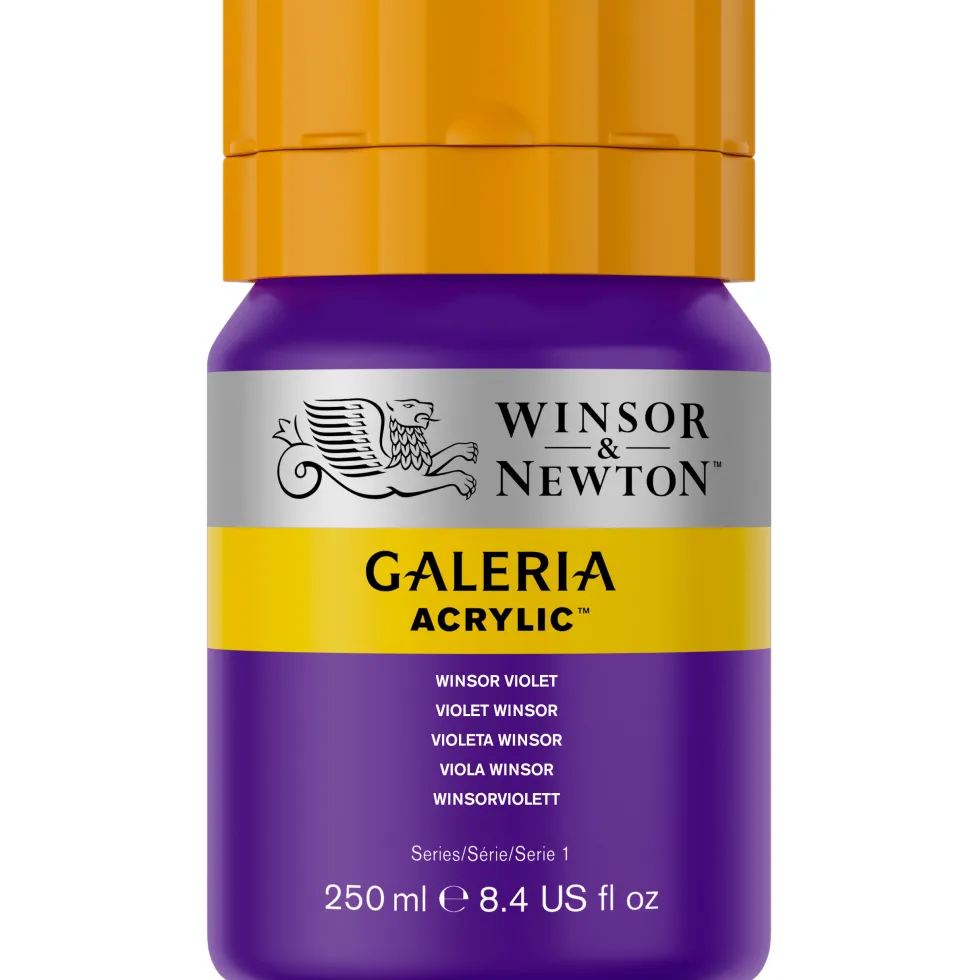 Farba akrylowa Galeria - Winsor & Newton - 728, Winsor Violet, 250 ml