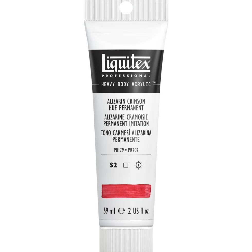 Farba akrylowa Heavy Body - Liquitex - Alizarin Crimson Hue Permanent, 59 ml